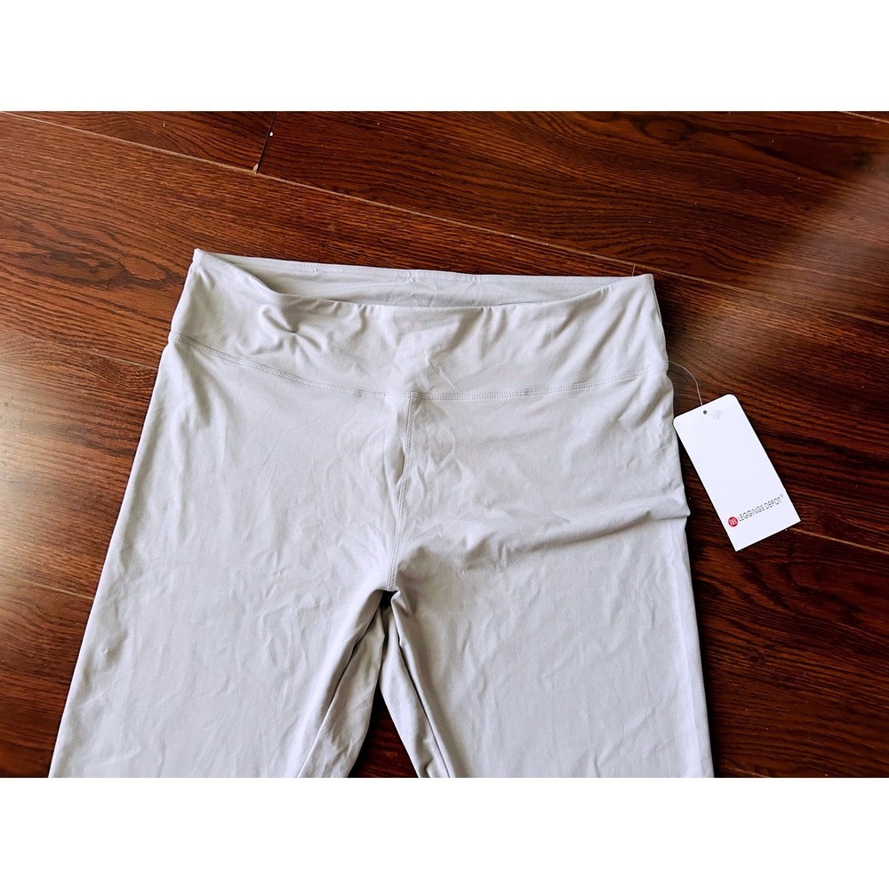 Leggings Depot Light Grey High Waisted Opaque 4-Way Stretch Leggings 1X Womens - Picture 4 of 9